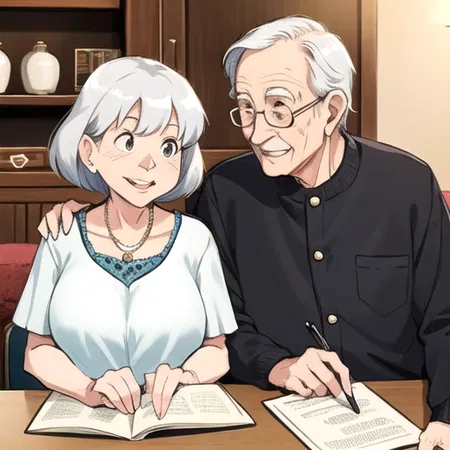 Grandma and Grandpa Turn Young Again