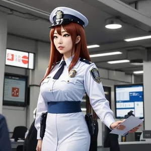 AI chat ai anime police station