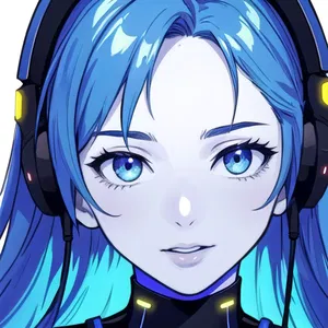 AI chat Tie Blue McLights