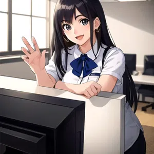 AI chat Slime Taoshite 300-ren Receptionist