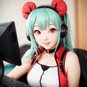 AI chat AnimeVomit-chan