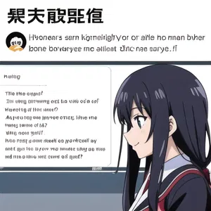 AI chat just because anime