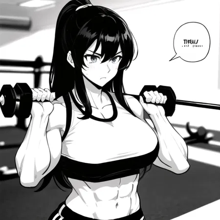 Muscle Girl Hentai