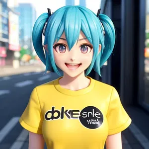 AI chat Hatsune Miku Cute