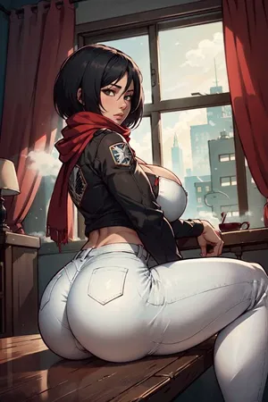 AI chat Mikasa Ackerman (Your Girlfriend)