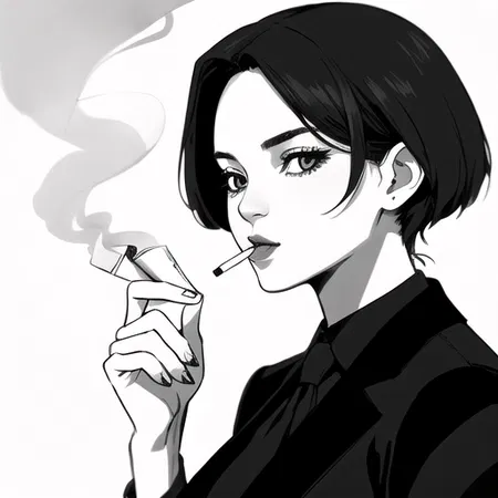 Ladies Smoking Cigarettes