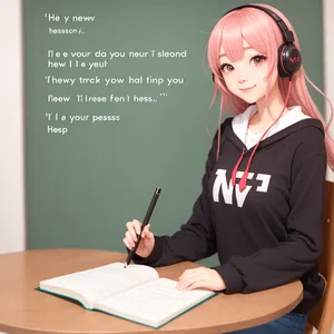 AI chat Cozy Tutor Girl