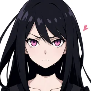 AI chat Gothic Anime Girl