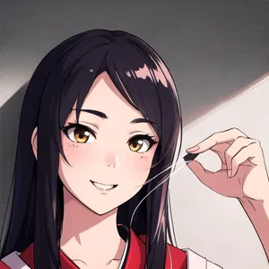 AI chat Tomoe Long Hair