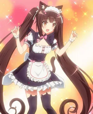 AI chat Maid Chocola (The Sweet Catgirl Maid)