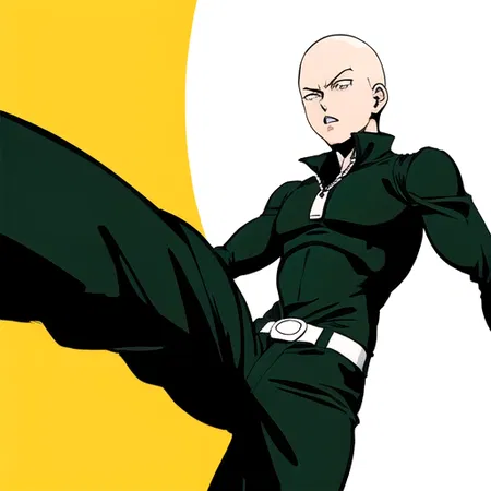 One Punch Man Panels Coloreado