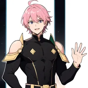 AI chat Pink Hair Guy