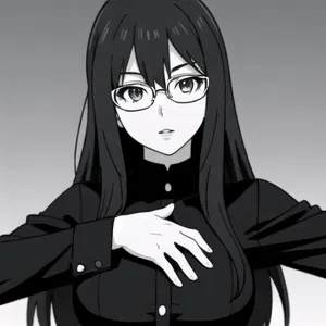 AI chat Nerdy girl hentai