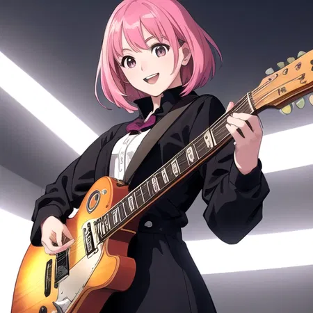 Guitar in Pink