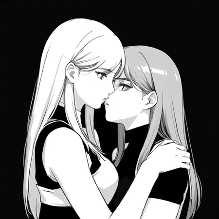 Kissing sisters anime
