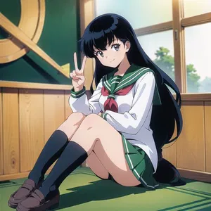 AI chat Kagome Higurashi