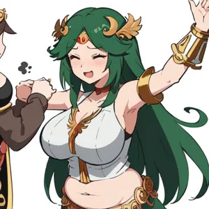 AI chat Fat Palutena