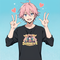 Pink Hair Anime Guy