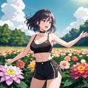 AI chat Dahlia in Bloom
