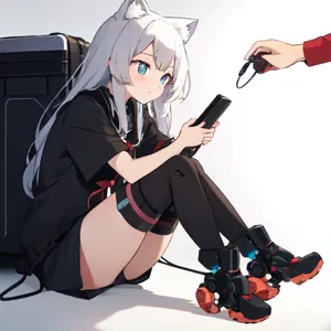 AI chat Nekoneko Knees X