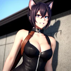 AI chat Futa Catgirl