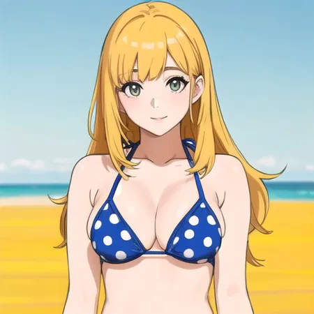 Polka Dot Bikini Yellow