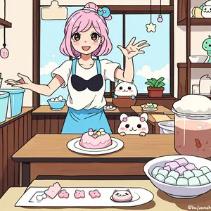 AI chat AI Kawaii Mochi