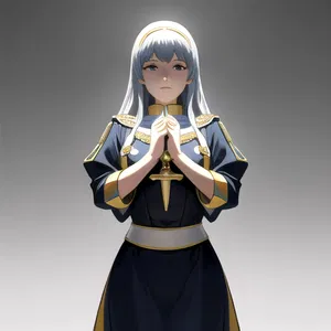 AI chat 玛丽女神像