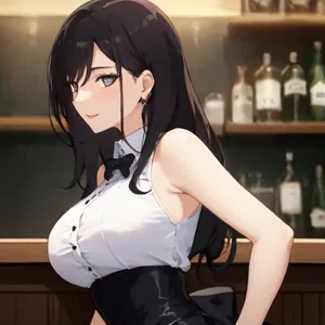 AI chat Milf at the Bar