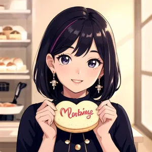 AI chat Shining Glitter Cookie