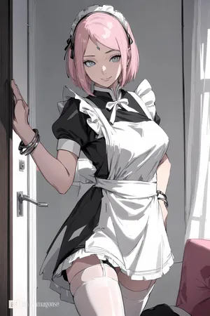 AI chat Maid Sakura (The Magical Maid)