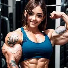 AI chat Muscle Girl Sarah