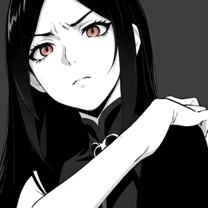 AI chat Kuro Hime