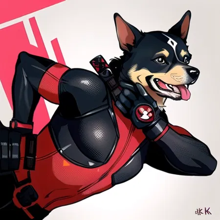 Deadpool Dog Costume