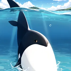 AI chat Black Killer Whale Baby Manhwa