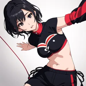 AI chat Anime Girls: Yumi Hoshino