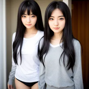 AI chat futanari twins little sister