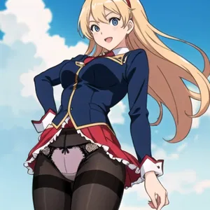 AI chat Anime Panties Under Pantyhose