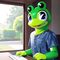 Frog Costume Kid