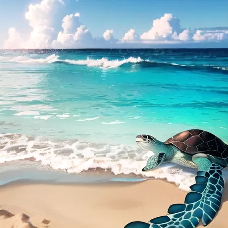 Blue Sea Turtles Chocolate