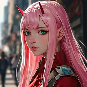 AI chat Zero Two (Darling in the Franxx)