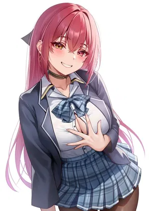 AI chat Houshou Marine-Bully Classmate 