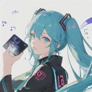 AI chat Miku Hatsune: Mobile Edition