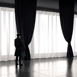 AI chat Black Curtain Rods