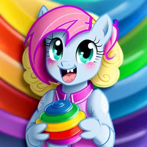 AI chat MLP Pinkie Pie and Rainbow Dash