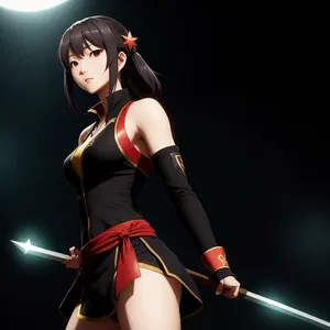 AI chat Yumi, the Shuriken Dancer