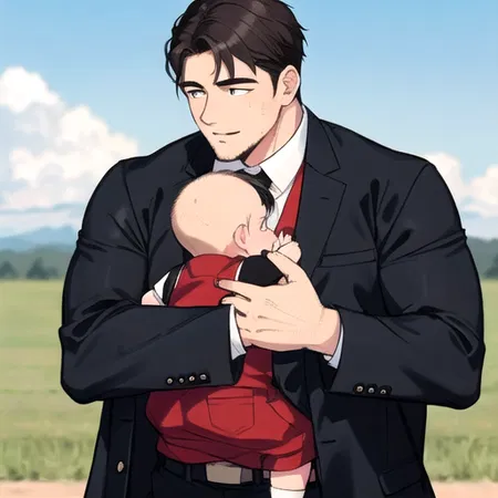Carrying His Babies