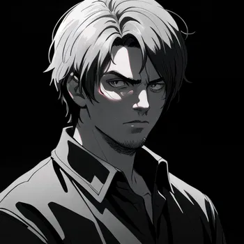 AI Character Billy Squier in the Dark