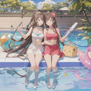 AI Character The Poolside Gathering