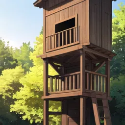 Outdoor Cat Tower AI Character